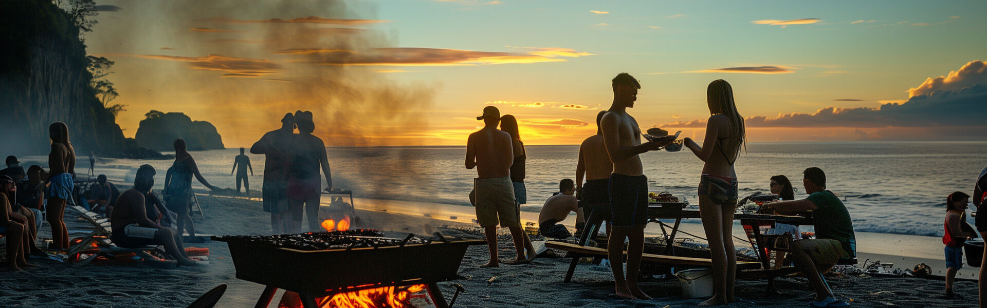 Beach BBQ Private Boat Charter Costa Rica